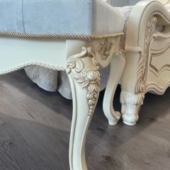 Банкетка Мона Лиза (крем) в Нефтекамске - neftekamsk.mebel24.online | фото 3