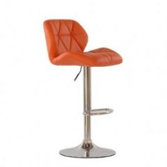 Барный стул Barneo N-85 Diamond оранжевый в Нефтекамске - neftekamsk.mebel24.online | фото