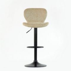 Барный стул Barneo N-86 Time / Black / VPU Beige Vintage PK970-1 в Нефтекамске - neftekamsk.mebel24.online | фото 2