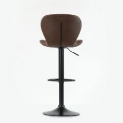 Барный стул Barneo N-86 Time / Black / VPU Brown Vintage коричневый винтаж PK970-18 в Нефтекамске - neftekamsk.mebel24.online | фото 2