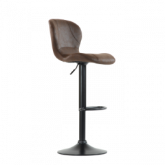 Барный стул Barneo N-86 Time / Black / VPU Brown Vintage коричневый винтаж PK970-18 в Нефтекамске - neftekamsk.mebel24.online | фото