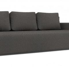 Диван Алиса 4 Bahama STEEL - Teos Black в Нефтекамске - neftekamsk.mebel24.online | фото