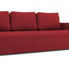 Диван Алиса 4 Shaggy RED - Teos Dark Brown в Нефтекамске - neftekamsk.mebel24.online | фото