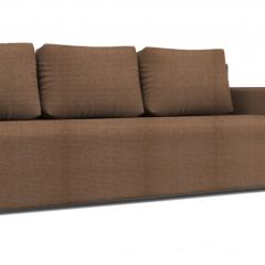 Диван Алиса 4 Shaggy SAND - Teos Dark Brown в Нефтекамске - neftekamsk.mebel24.online | фото