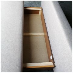 Диван-кровать Комфорт без подлокотников (4 подушки) BALTIC GREY в Нефтекамске - neftekamsk.mebel24.online | фото 8