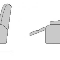 Диван-трансформер Recliner TWIN (Твин) 1 кат. ткани в Нефтекамске - neftekamsk.mebel24.online | фото 5