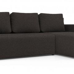 Диван угловой Алиса 3 Bahama GRAFIT - Teos Dark Brown в Нефтекамске - neftekamsk.mebel24.online | фото