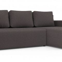 Диван угловой Алиса 3 Bahama GREY - Teos Dark Brown в Нефтекамске - neftekamsk.mebel24.online | фото