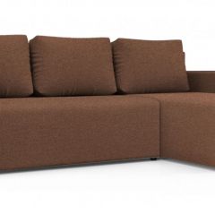 Диван угловой Алиса 3 Bahama HAZEL - Teos Dark Brown в Нефтекамске - neftekamsk.mebel24.online | фото