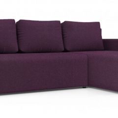Диван угловой Алиса 3 Bahama VIOLET - Teos Dark Brown в Нефтекамске - neftekamsk.mebel24.online | фото