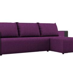 Диван угловой Алиса 3 Savana Berry - Teos Black в Нефтекамске - neftekamsk.mebel24.online | фото