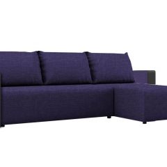 Диван угловой Алиса 3 Savana Violet-Teos Black в Нефтекамске - neftekamsk.mebel24.online | фото