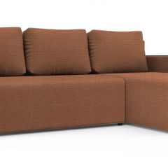 Диван угловой Алиса 3 Shaggy HONEY - TEOS BLACK в Нефтекамске - neftekamsk.mebel24.online | фото