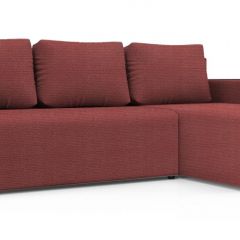 Диван угловой Алиса 3 Shaggy MAUVE - TEOS BLACK в Нефтекамске - neftekamsk.mebel24.online | фото