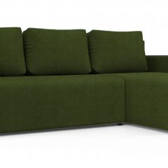 Диван угловой Алиса 3 Vital GREEN - Teos Black в Нефтекамске - neftekamsk.mebel24.online | фото