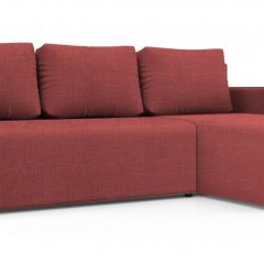 Диван угловой Алиса 3 Vital PEACH - Teos Dark Brown в Нефтекамске - neftekamsk.mebel24.online | фото
