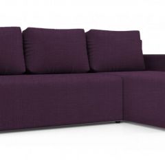 Диван угловой Алиса 3 Vital PLUM - Teos Dark Brown в Нефтекамске - neftekamsk.mebel24.online | фото