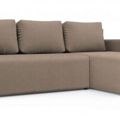 Диван угловой Алиса 3 Vital SAND - Teos Dark Brown в Нефтекамске - neftekamsk.mebel24.online | фото