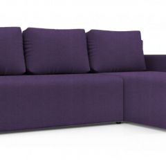 Диван угловой Алиса 3 Vital VIOLET - Teos Dark Brown в Нефтекамске - neftekamsk.mebel24.online | фото