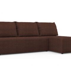 Диван угловой Алиса Shaggy CHOCOLATE без подлокотников в Нефтекамске - neftekamsk.mebel24.online | фото