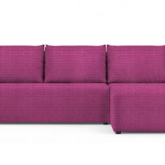 Диван угловой Алиса Shaggy FUCHSIA без подлокотников в Нефтекамске - neftekamsk.mebel24.online | фото 2
