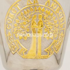 Эксклюзивный электрический самовар "Свадебный" на 3 литра в Нефтекамске - neftekamsk.mebel24.online | фото 2