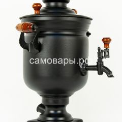 Электрический самовар "Черный Русский" матовая банка на 3 литра (Ограниченная серия) в Нефтекамске - neftekamsk.mebel24.online | фото 2