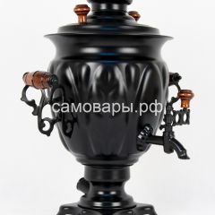 Электрический самовар "Черный Русский" матовый желудь на 3 литра. Ограниченная серия. в Нефтекамске - neftekamsk.mebel24.online | фото 3