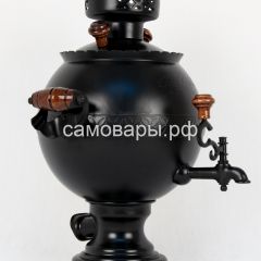 Электрический самовар "Черный Русский" матовый шар на 3 литра. Ограниченная серия. в Нефтекамске - neftekamsk.mebel24.online | фото 3