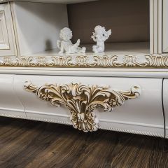 Гостиная Алсу 2+ТВ+1 (белый глянец) в Нефтекамске - neftekamsk.mebel24.online | фото 4