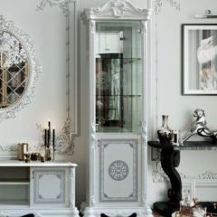 Гостиная Грация (комплект) белый/серебро в Нефтекамске - neftekamsk.mebel24.online | фото 3