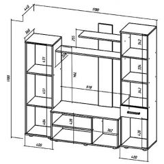 ИБИЦА Гостиная (ЯШС/ЯШТ) в Нефтекамске - neftekamsk.mebel24.online | фото 2