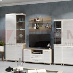Гостиная Мелисса Композиция 5 (корпус Ясень Асахи, фасад Снежный ясень) в Нефтекамске - neftekamsk.mebel24.online | фото 2