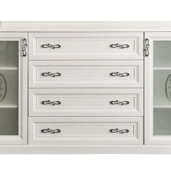 Гостиная Мишель 1+комод+зеркало+1 в Нефтекамске - neftekamsk.mebel24.online | фото 3