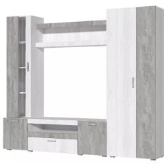 Гостиная Соло (Анкор Светлый/Бетонный Камень) в Нефтекамске - neftekamsk.mebel24.online | фото 2