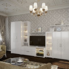 Гостиная Тиффани (модульная) в Нефтекамске - neftekamsk.mebel24.online | фото 3