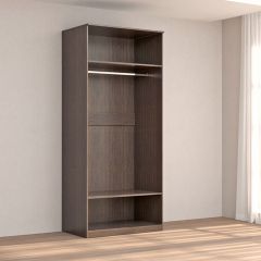Кэт-4 Шкаф 2-х ств (2 дв зерк) (МДФ Венге) в Нефтекамске - neftekamsk.mebel24.online | фото 2