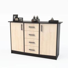Комод К-2.1 (Венге/Дуб молочный) в Нефтекамске - neftekamsk.mebel24.online | фото