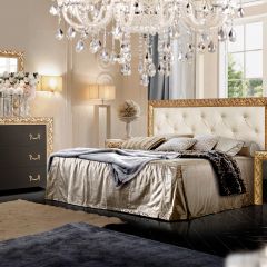 Комод Тиффани Premium черная/золото (ТФКМ-1(П) в Нефтекамске - neftekamsk.mebel24.online | фото 2