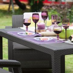 Комплект мебели Корфу Фиеста (Corfu fiesta set) графит в Нефтекамске - neftekamsk.mebel24.online | фото 3