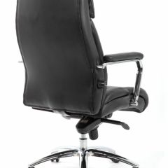 Кресло BRABIX PREMIUM "Phaeton EX-502" (кожа с компаньоном, хром, черное) 530882 в Нефтекамске - neftekamsk.mebel24.online | фото 4