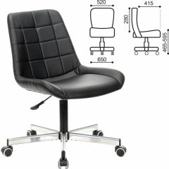 Кресло BRABIX "Deco MG-316" (черное) 532080 в Нефтекамске - neftekamsk.mebel24.online | фото 2