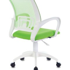 Кресло BRABIX "Fly MG-396W", пластик белый, сетка, салатовое, 532403 в Нефтекамске - neftekamsk.mebel24.online | фото 3