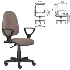 Кресло BRABIX "Prestige Ergo MG-311" (ткань, бежевое) 531873 в Нефтекамске - neftekamsk.mebel24.online | фото 2