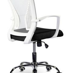 Кресло BRABIX "Wings MG-306" (пластик белый, хром, сетка, серое/черное) 532010 в Нефтекамске - neftekamsk.mebel24.online | фото 4
