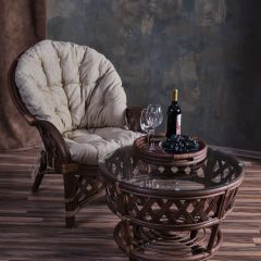 Кресло Черчилль/Рузвельт (Орех матовый) в Нефтекамске - neftekamsk.mebel24.online | фото 2