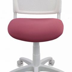 Кресло детское Бюрократ CH-W296NX/26-31 белый TW-15 розовый 26-31 в Нефтекамске - neftekamsk.mebel24.online | фото 3