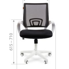 Кресло для оператора CHAIRMAN 696 white (ткань TW-10/сетка TW-05) в Нефтекамске - neftekamsk.mebel24.online | фото 6