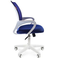 Кресло для оператора CHAIRMAN 696 white (ткань TW-10/сетка TW-05) в Нефтекамске - neftekamsk.mebel24.online | фото 3