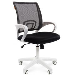 Кресло для оператора CHAIRMAN 696 white (ткань TW-11/сетка TW-01) в Нефтекамске - neftekamsk.mebel24.online | фото